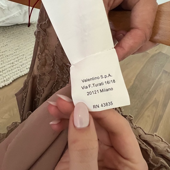 Red Valentino Ruffle Dress in Light Pink - Picture 11 of 11